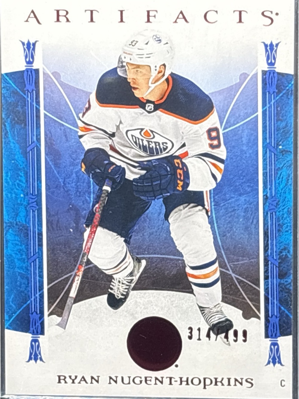Upper Deck Artifacts Ryan Nugent-Hopkins Hockey Trading Card - LE 314/499